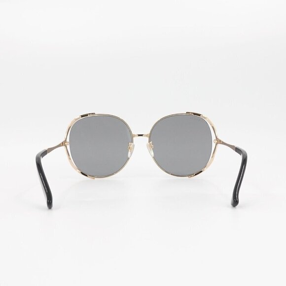 Gucci GG0595 Round Sunglasses Black Gray OS - Picture 4 of 16